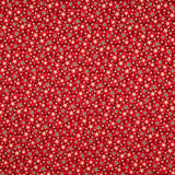 Popelín Navidad Estrellada Roja - Ribes y Casals
