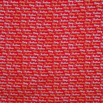 Popelín Navidad Merry Xmas Rojo - Ribes y Casals