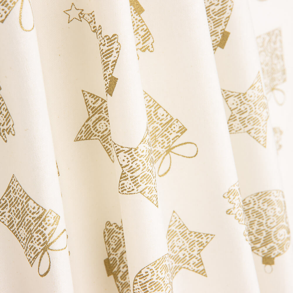 Popelín Navidad Regalos Crudo - Ribes y Casals