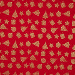 Popelín Navidad Regalos Rojo - Ribes y Casals