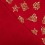 Popelín Navidad Regalos Rojo - Ribes y Casals