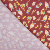 Popelín Navidad Reyes Magos Rojo - Ribes y Casals