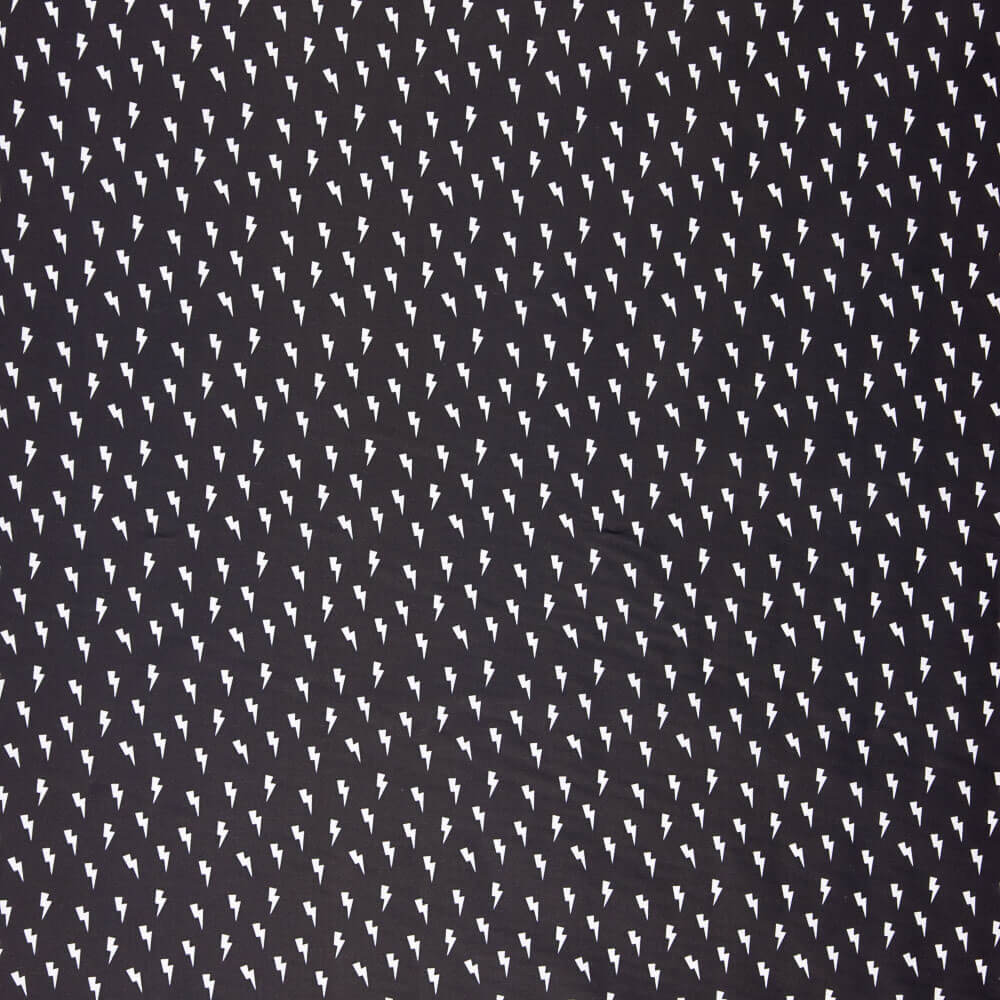 Popelín Algodón Rayo Negro - Ribes y Casals