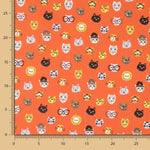 Popelín Oeko Tex Cats Teja - Ribes y Casals