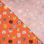 Popelín Oeko Tex Cats Teja - Ribes y Casals