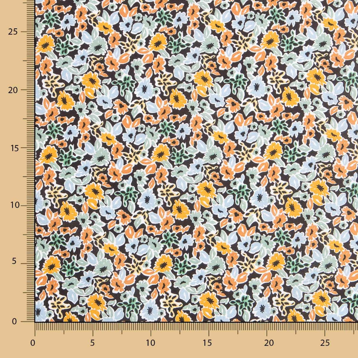 Popelín Oeko Tex Marnie Ocre - Ribes y Casals