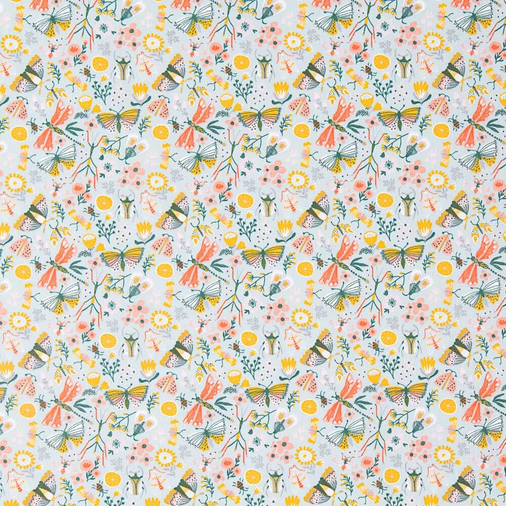 Popelín Oeko Tex Neverland Azulado - Ribes y Casals