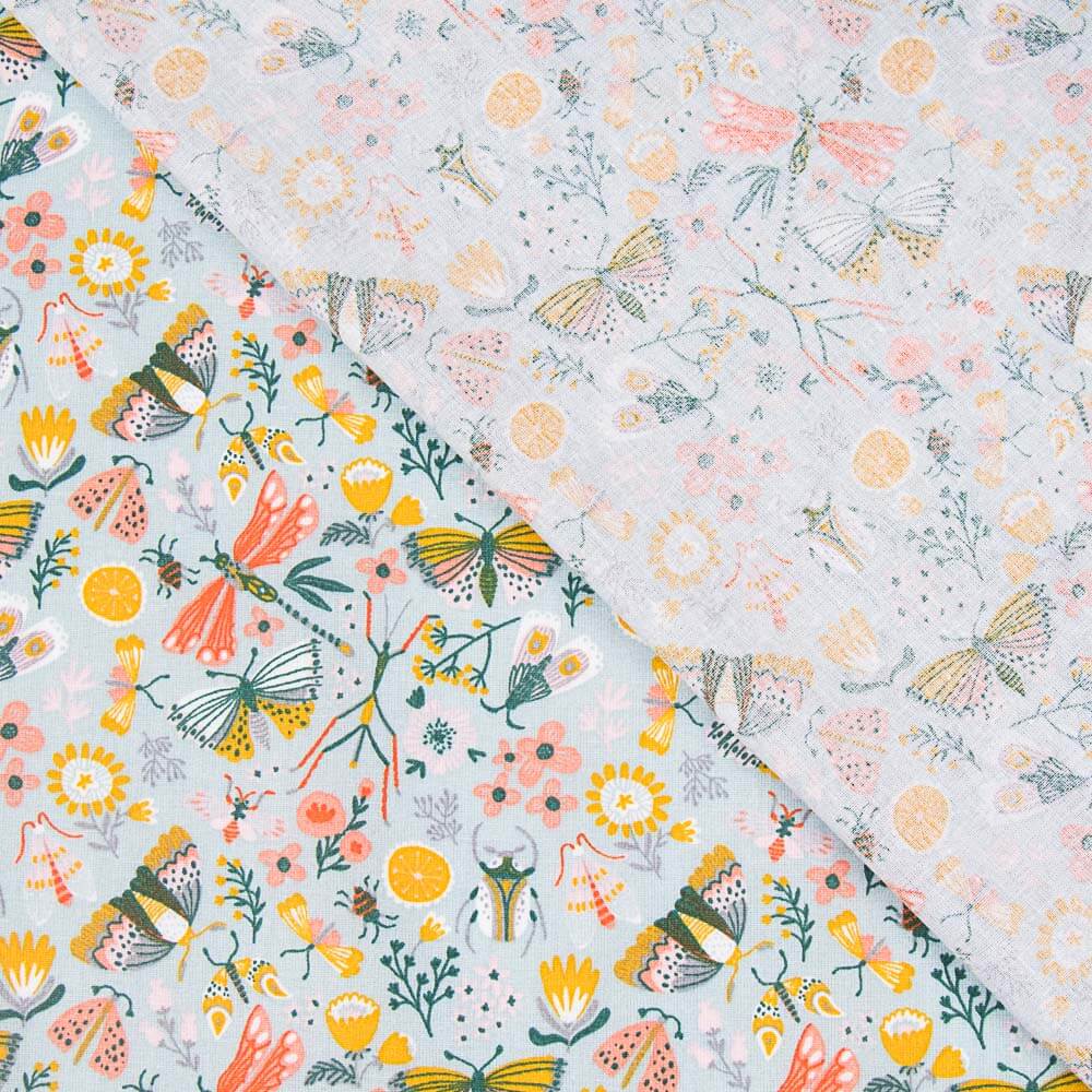 Popelín Oeko Tex Neverland Azulado - Ribes y Casals