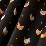 Popelín Oeko Tex Polly Negro - Ribes y Casals