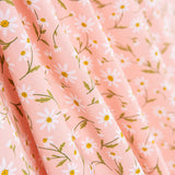 Popelín Algodón Infantil Margaritas Salmón - Ribes y Casals