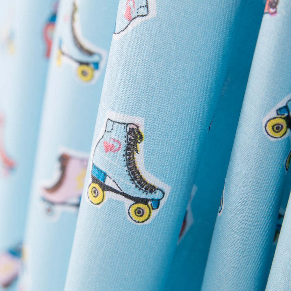 Popelín Patines Azul - Ribes y Casals