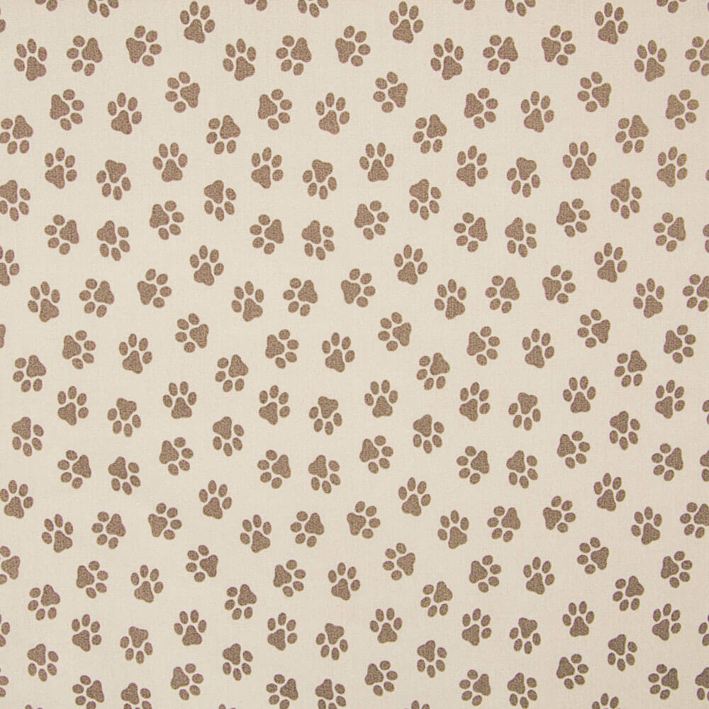 Popelín Patitas Marrón - Ribes y Casals