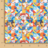 Popelín Cretona Paw Geometry - Ribes y Casals