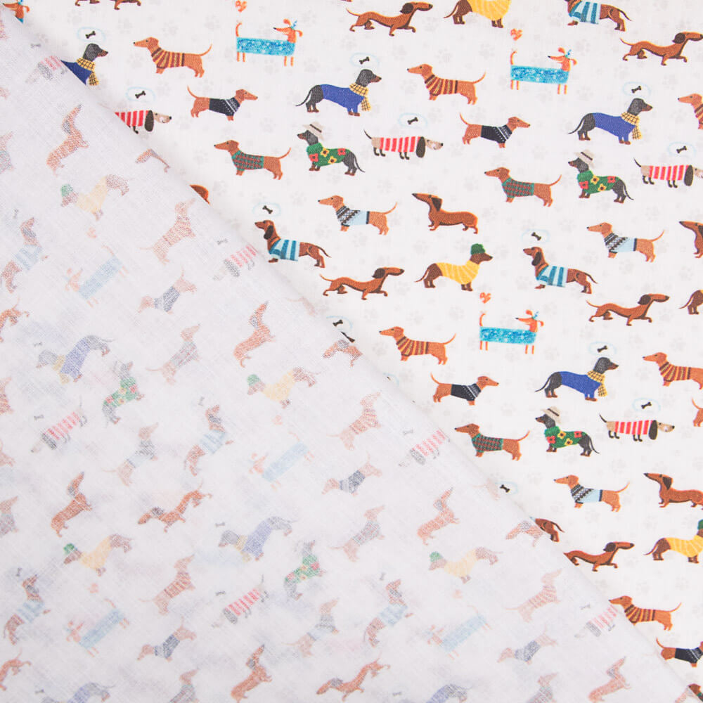 Popelín Perritos - Ribes y Casals