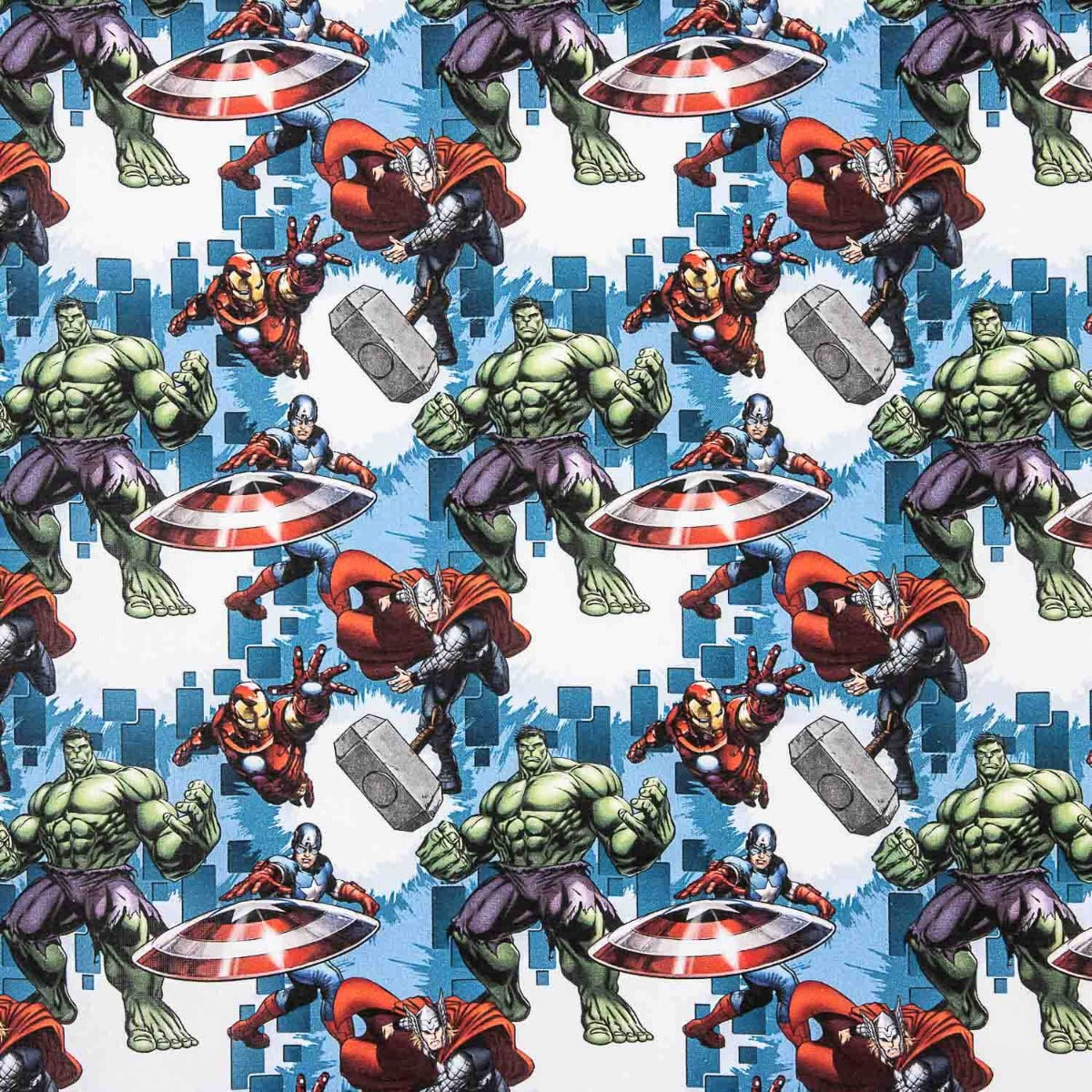 Popelín Cretona Avengers - Ribes y Casals