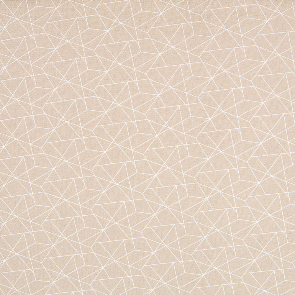 Popelín Pictograma Beige - Ribes y Casals