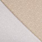 Popelín Pictograma Beige - Ribes y Casals