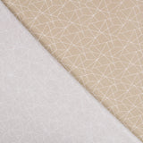 Popelín Pictograma Beige - Ribes y Casals
