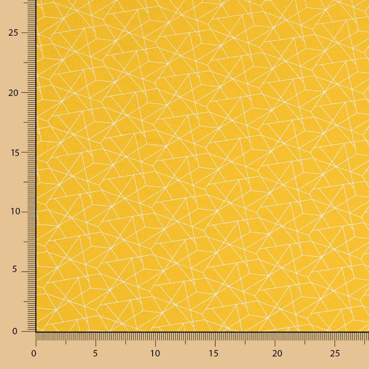 Popelín Pictograma Cúrcuma - Ribes y Casals