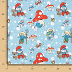 Popelín Cretona Los Pitufos - Ribes y Casals