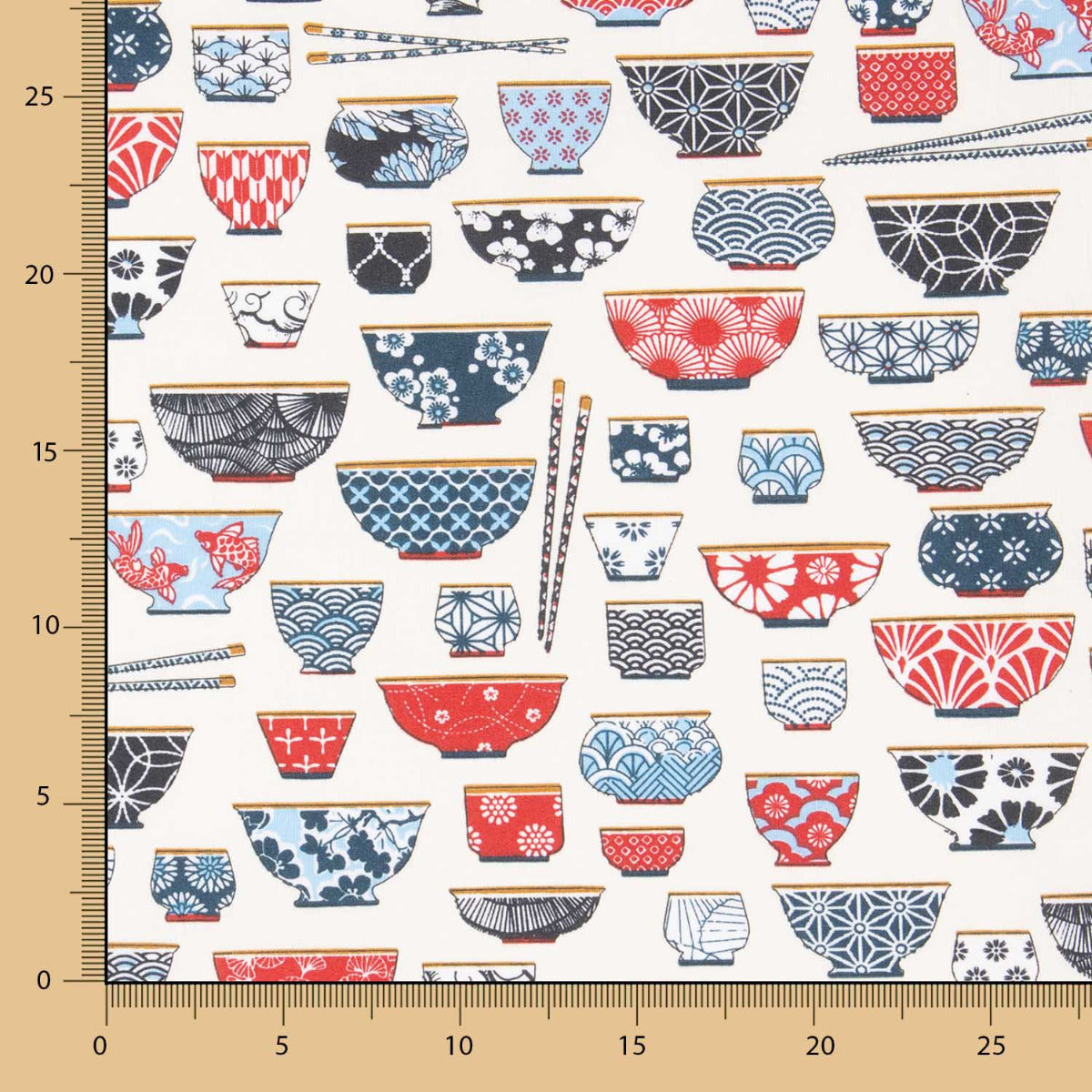 Popelín Resinado Bol Chino - Ribes y Casals