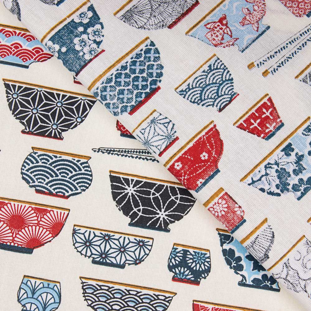 Popelín Resinado Bol Chino - Ribes y Casals