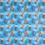 Popelín Sonic Friends - Ribes y Casals