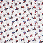 Popelín Spiderman Blanco - Ribes y Casals