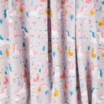 Popelín Unicornio Fantasy Gris - Ribes y Casals