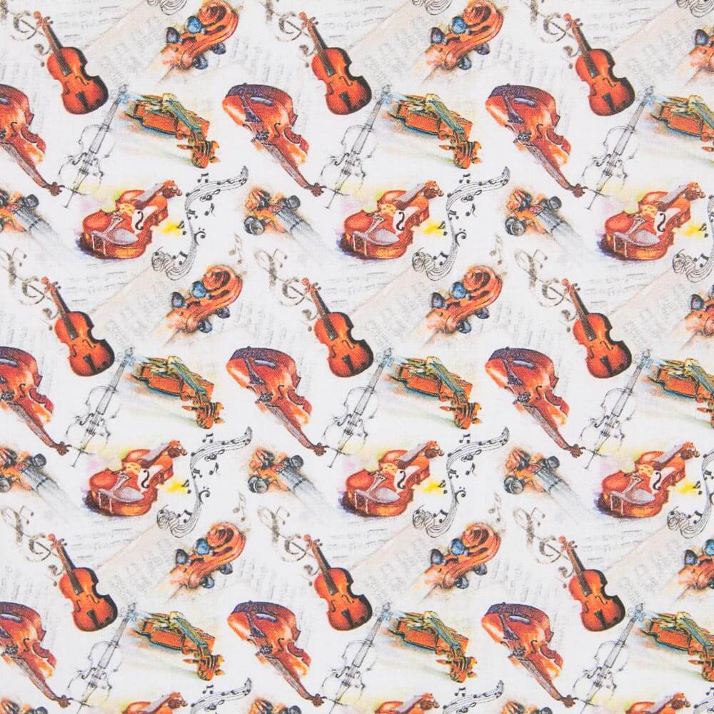 Popelín Violines - Ribes y Casals