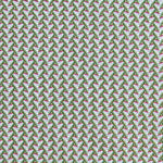 Popelín Viscosa Abanicos Wax Verde - Ribes y Casals