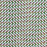 Popelín Viscosa Abanicos Wax Verde - Ribes y Casals