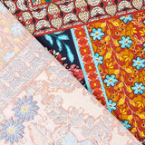 Popelín Viscosa Batik Rosa - Ribes y Casals