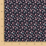 Popelín Viscosa Greta Negro - Ribes y Casals