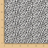 Popelín Viscosa Leopardo Gris - Ribes y Casals