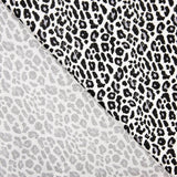 Popelín Viscosa Leopardo Gris - Ribes y Casals