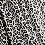 Popelín Viscosa Leopardo Gris - Ribes y Casals