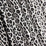 Popelín Viscosa Leopardo Gris - Ribes y Casals