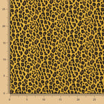 Popelín Viscosa Leopardo Ocre - Ribes y Casals