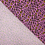 Popelín Viscosa Leopardo Rosa - Ribes y Casals
