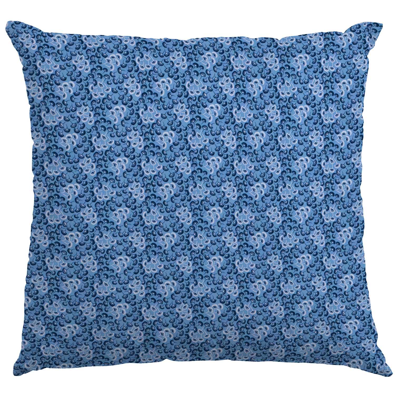 Popelín Abanicos Azul - Ribes y Casals