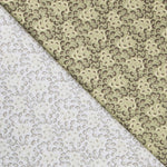 Popelín Abanicos Verde - Ribes y Casals