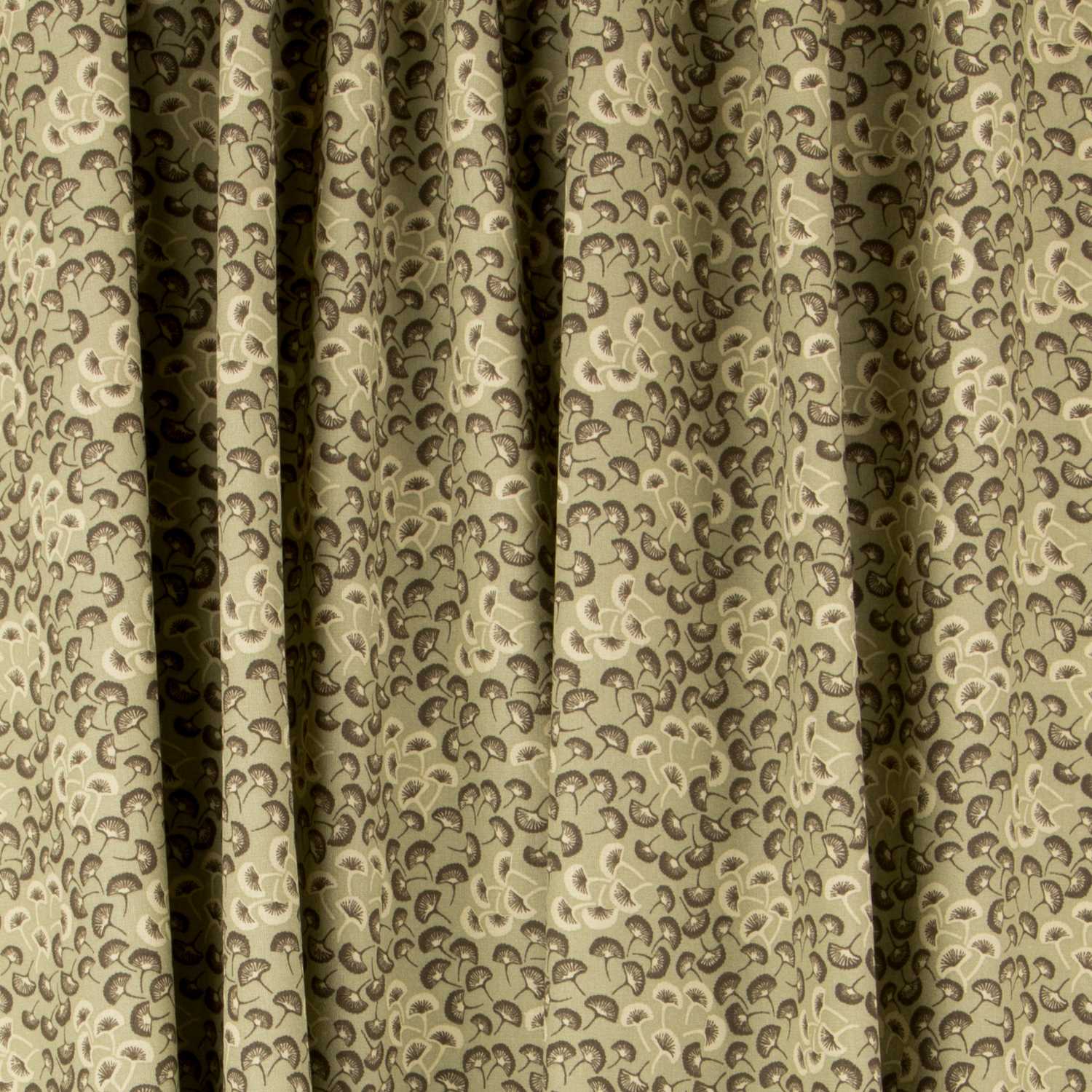 Popelín Abanicos Verde - Ribes y Casals