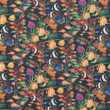 Popelín Algodón Acuario Marino - Ribes y Casals