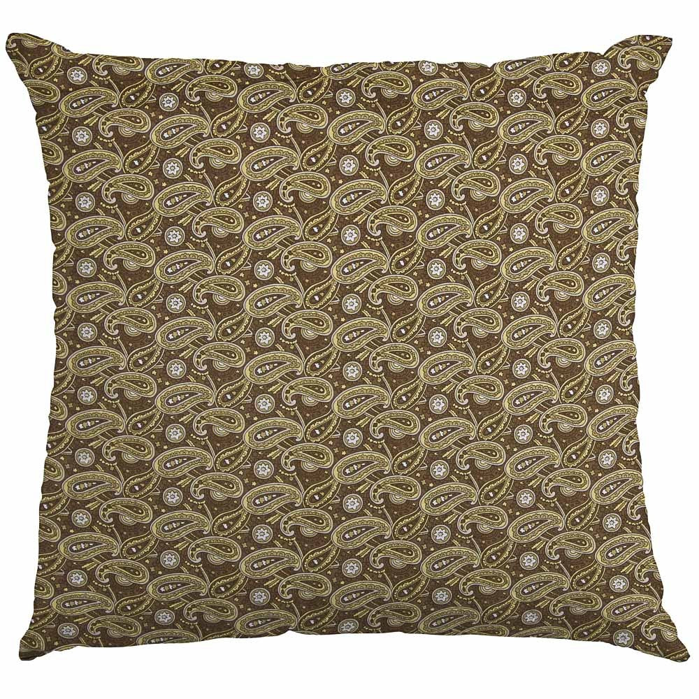 Popelín Algodón Cachemir Marrón - Ribes y Casals