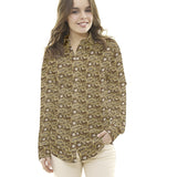 Popelín Algodón Cachemir Marrón - Ribes y Casals