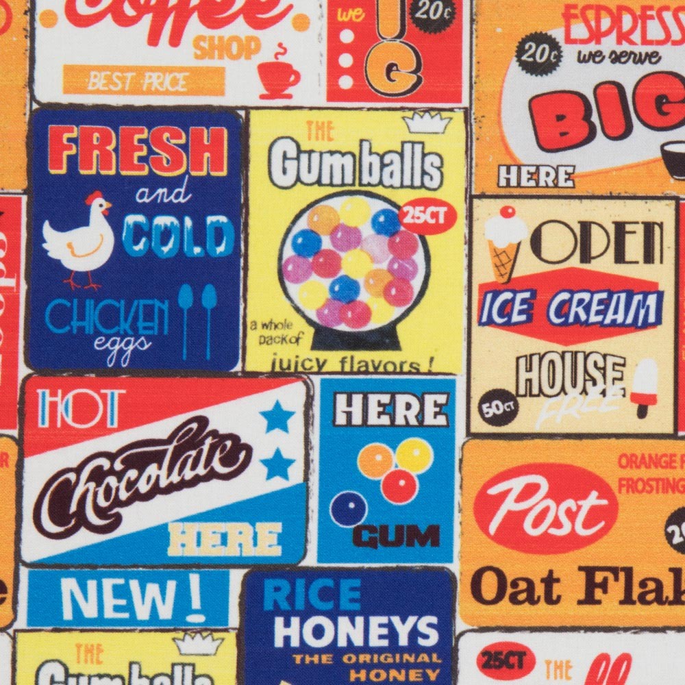 Popelín Algodón Coffee Time - Ribes y Casals