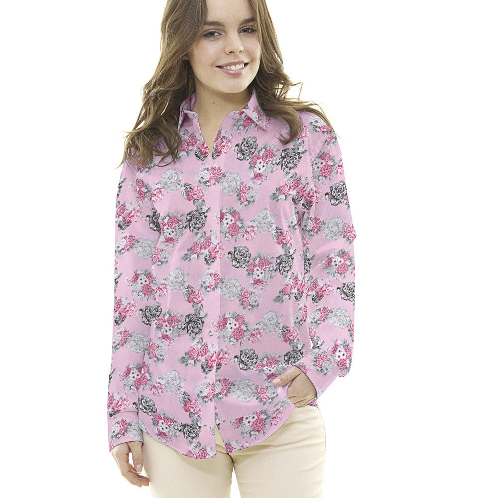 Popelín Algodón Cretona Rosa - Ribes y Casals