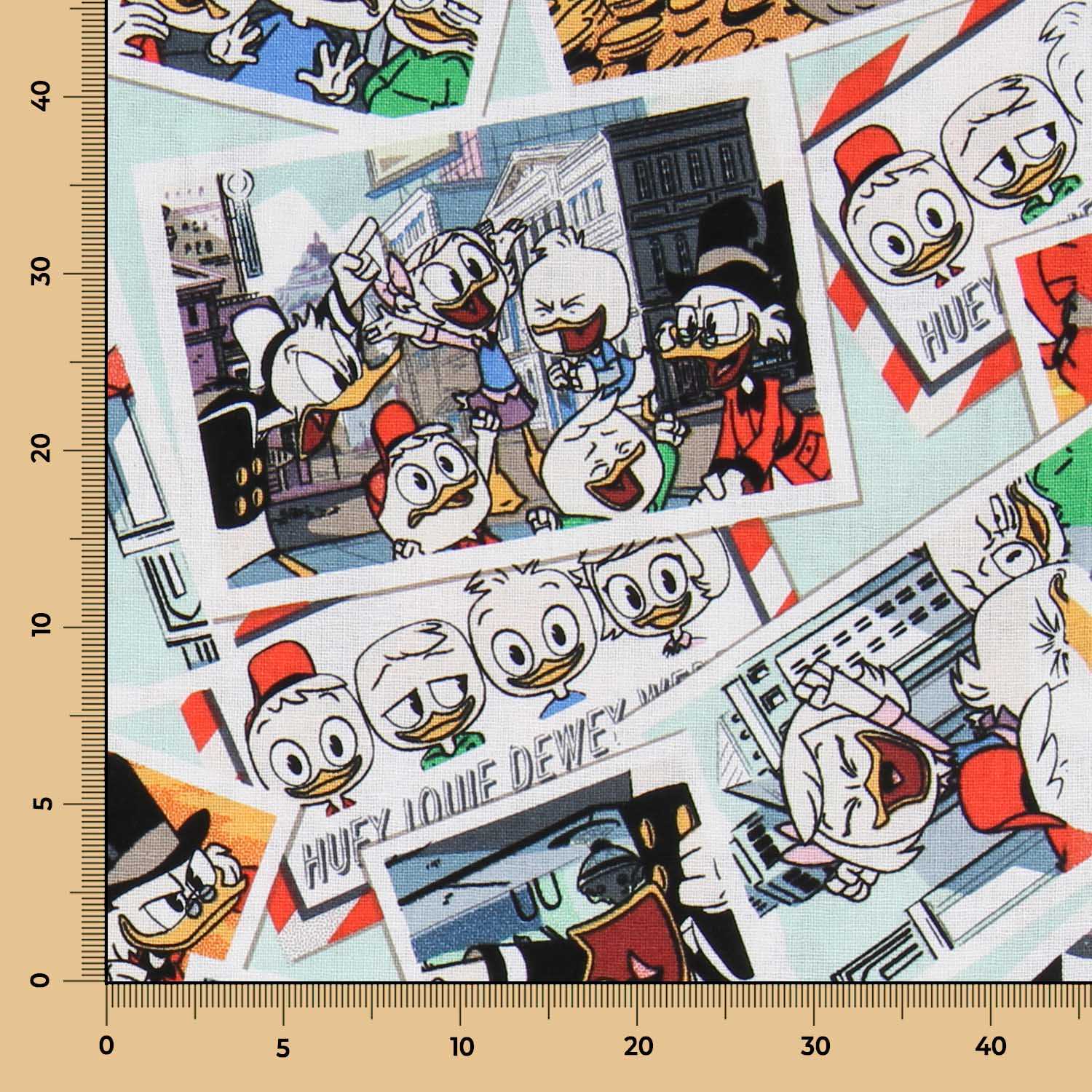 Popelín Algodón Ducktales Adventure - Ribes y Casals