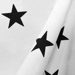 Popelín Algodón Estrellas Negras - Ribes y Casals